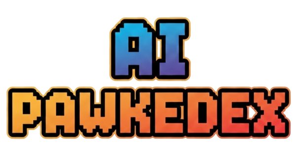 AI Pawkedex Logo - AI Animal Identification App with Pokédex-Inspired Design for Wildlife Recognition